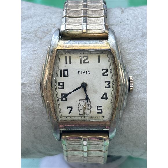 Vintage Elgin 17 Jewels 10k Gold Filled Men’s Wind Watch main image 5